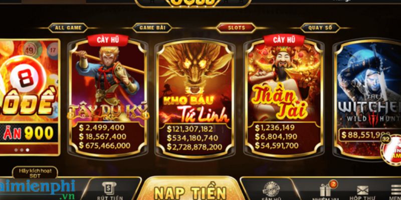 Những game bài đổi thưởng qua atm nổi bật được đánh giá cao 